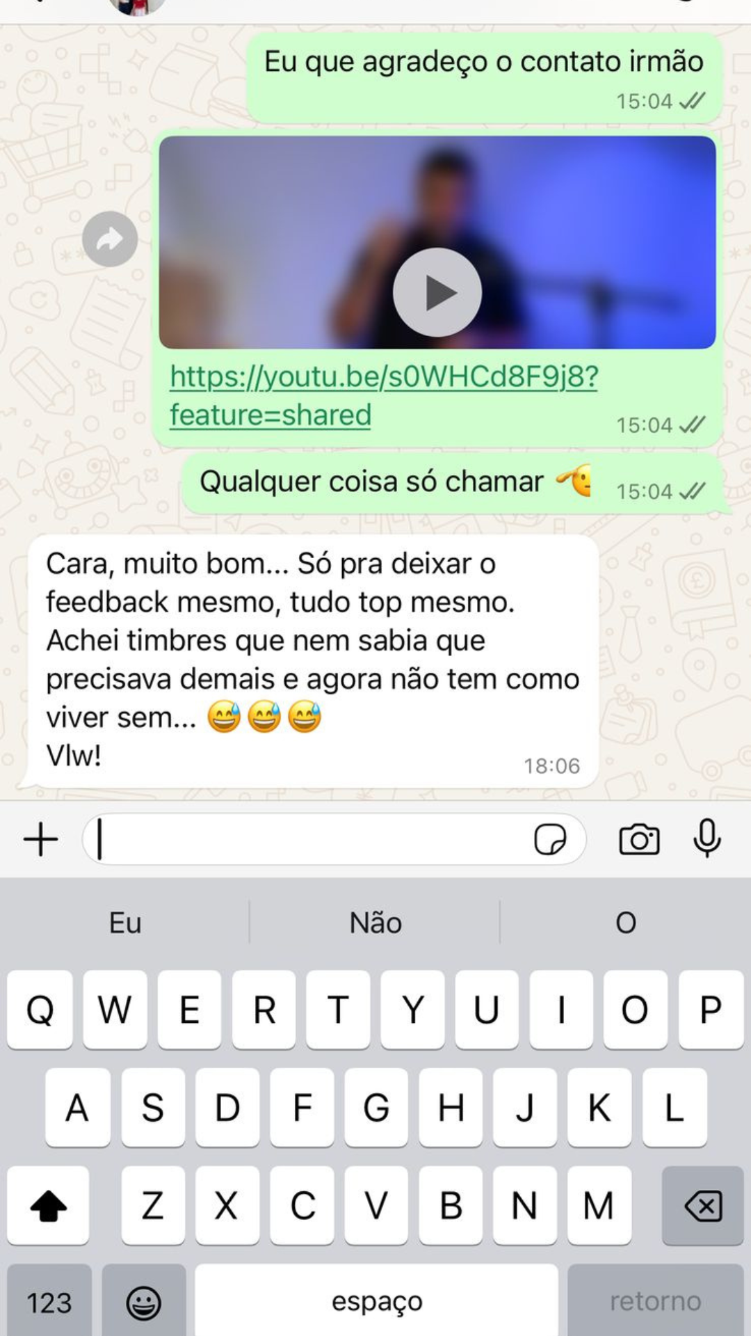 Depoimento de cliente