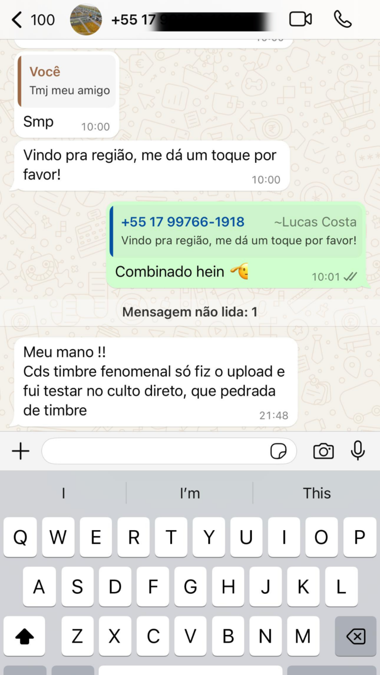 Depoimento de cliente